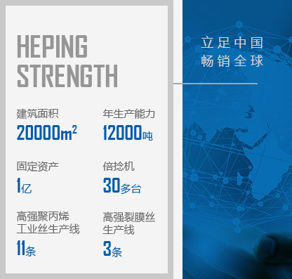 徐州和平化纖有限公司，丙綸工業(yè)絲，裂膜工業(yè)絲，丙綸高強(qiáng)絲，聚丙烯高強(qiáng)絲，高強(qiáng)丙綸網(wǎng)絡(luò)絲